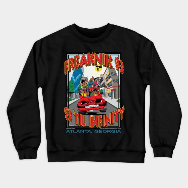 Freaknik 1993 'Til Infinity Crewneck Sweatshirt by Epps Art